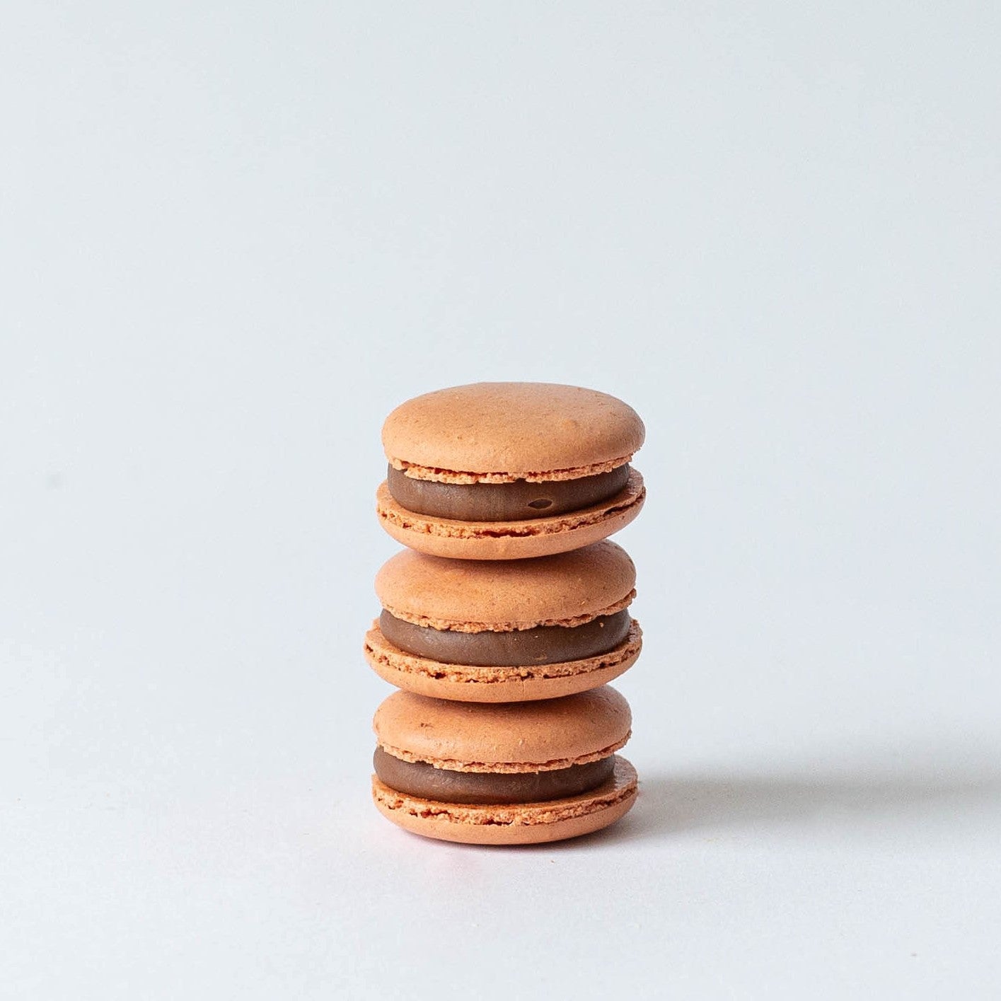 Chocolate & Caramel Macarons (6pcs)